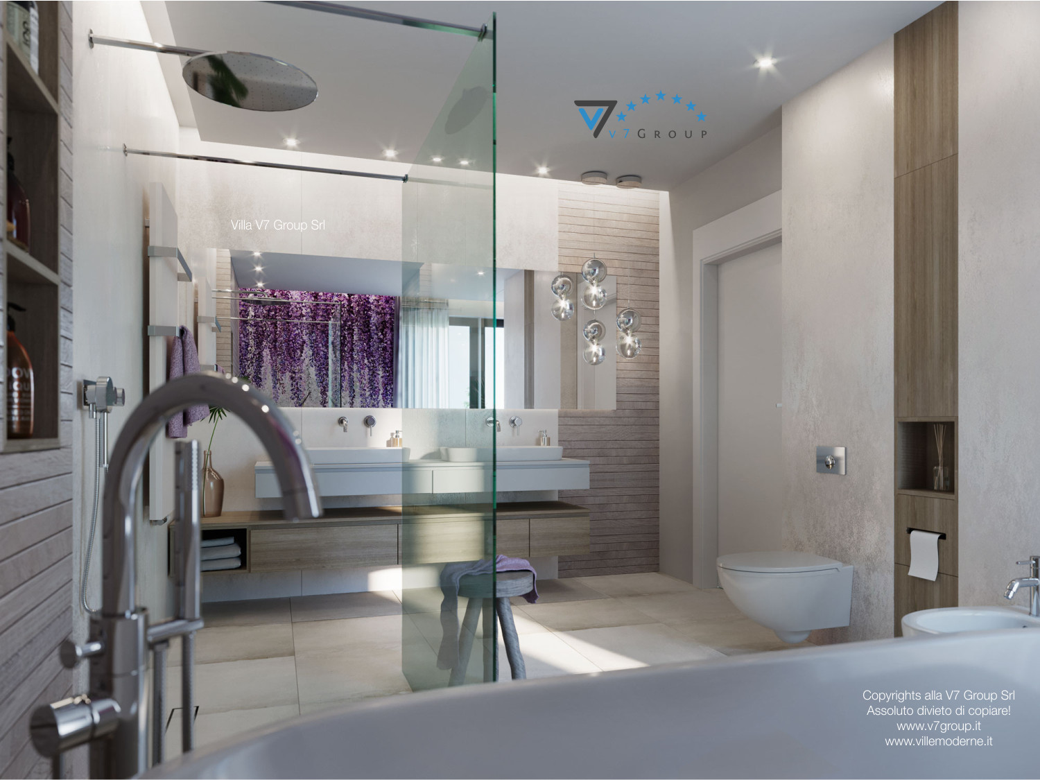 Immagine Villa V30 (progetto originale) - la vasca da bagno