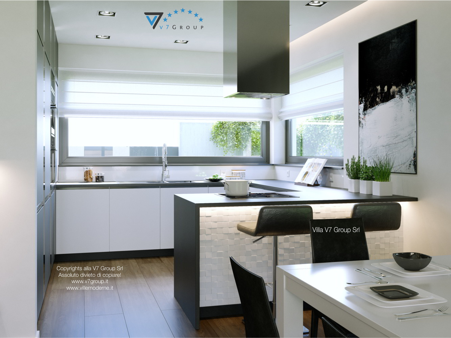 Immagine Villa V43 (progetto originale) - il design della cucina