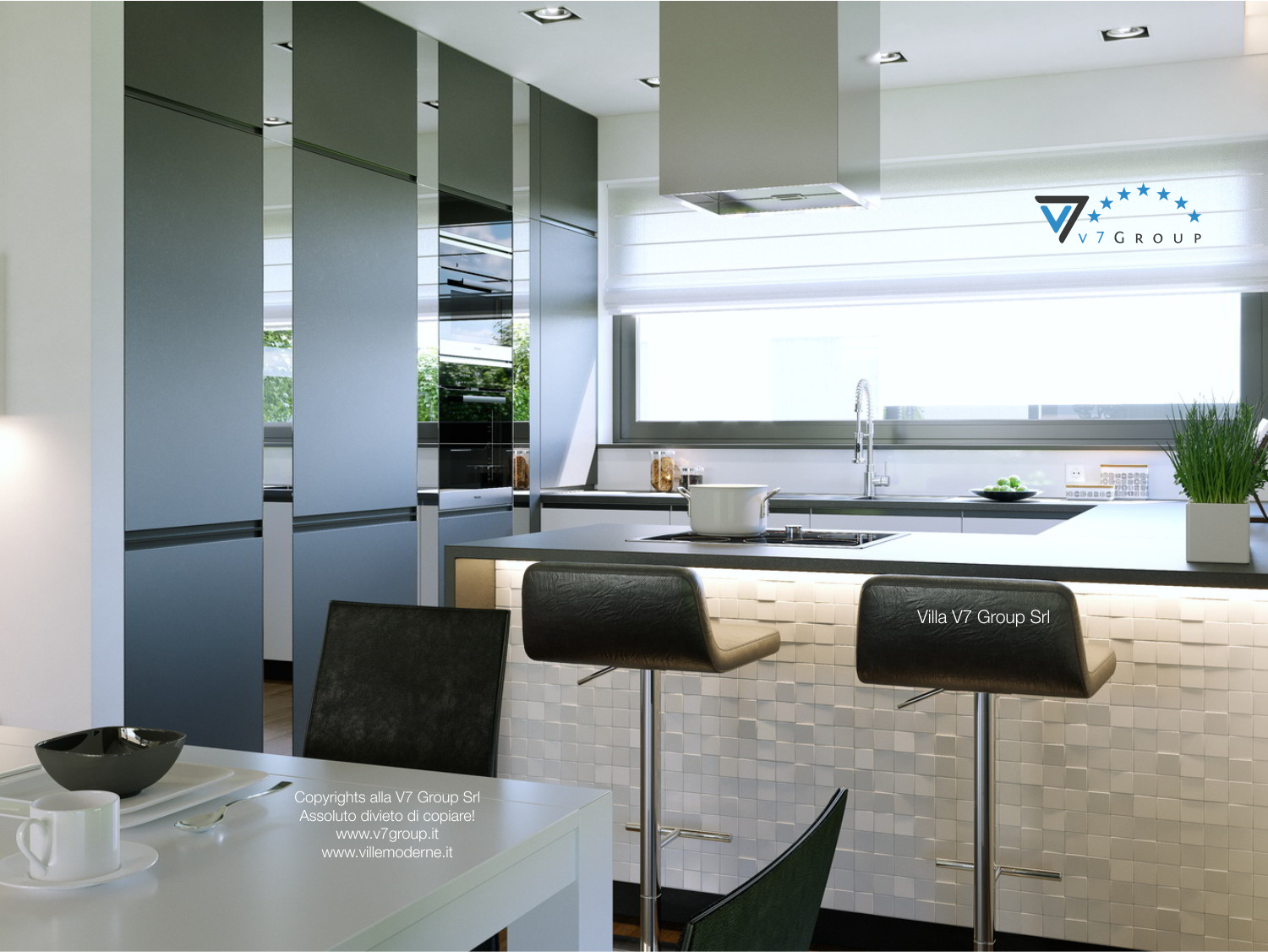Immagine Villa V43 (progetto originale) - mobili in cucina